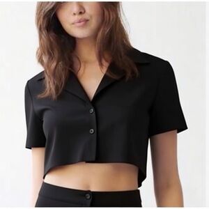 NWT Sunday Best Aritzia Tuesday Top Size Small in Black